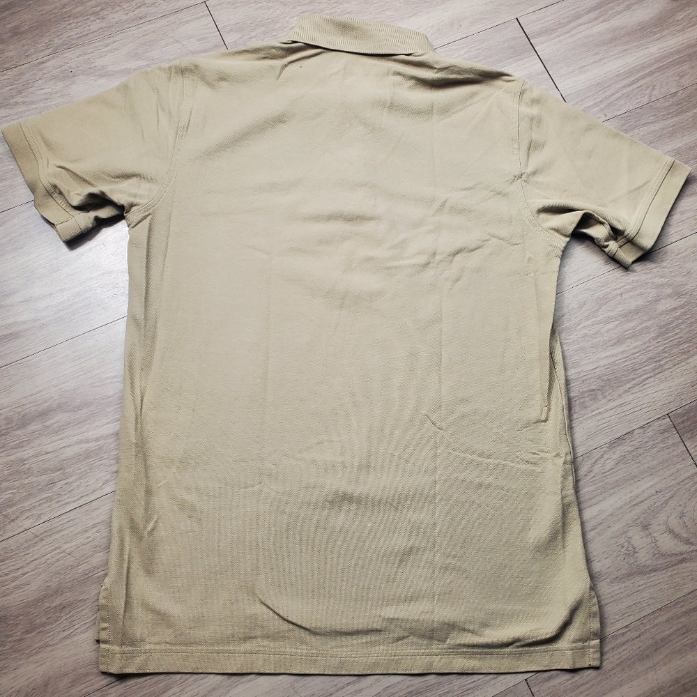 5.11 tactical Polo Shirt Tan Beige Mens Medium Short Sleeves EUC - Picture 9 of 9